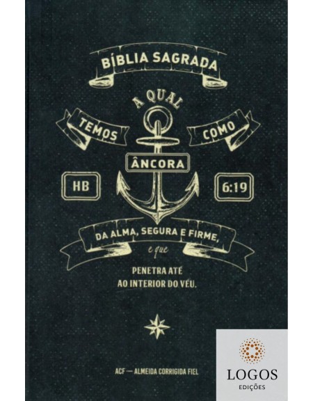 Bíblia Sagrada - ACF - capa dura - slim - Âncora Hebreus. 9786588364246