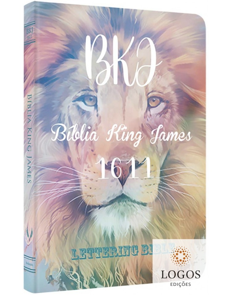 Bíblia King James 1611 - capa ultra-fina - Lettering Bible - Tie Dye. 9786586996180