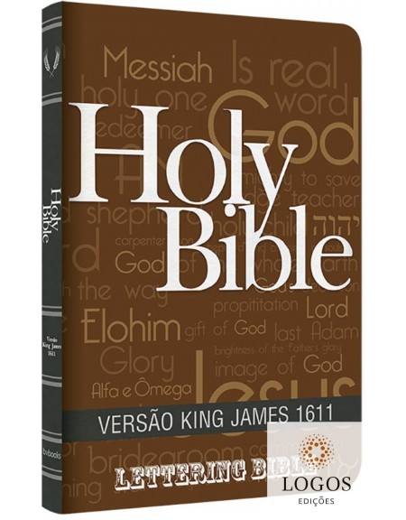 Bíblia King James 1611 - capa ultra-fina - Lettering Bible - Holy Bible. 9786586996203