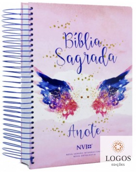 Bíblia Anote - NVI - letra grande - capa espiral - asas do pensamento. 9786556550909
