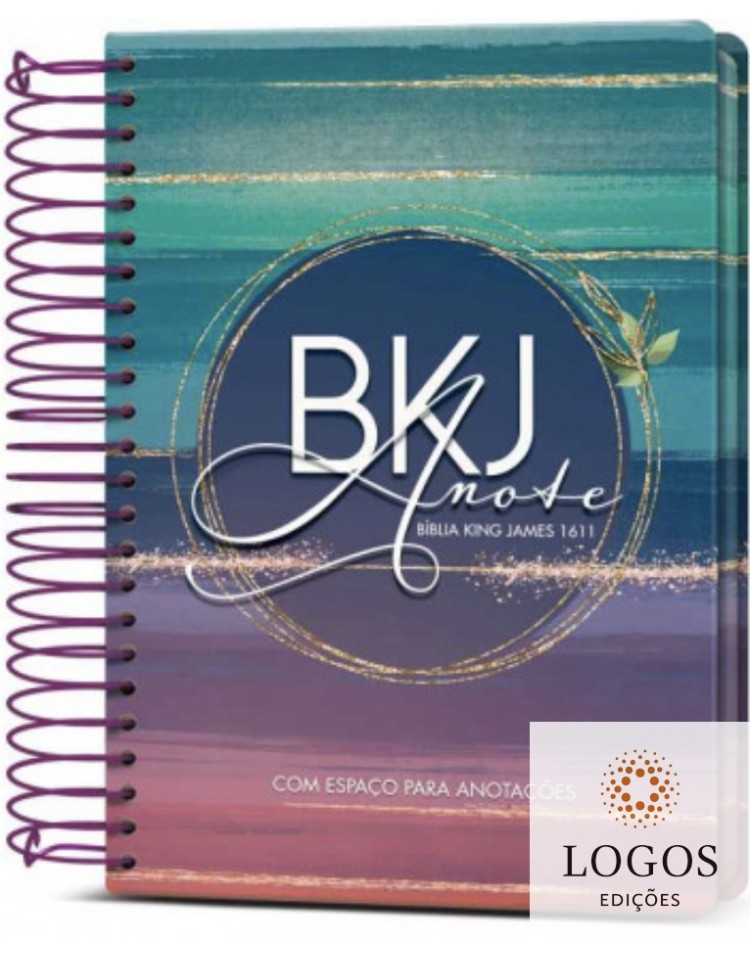 Bíblia King James Fiel 1611- Anote - letra grande - capa espiral - colors. 9786556550275