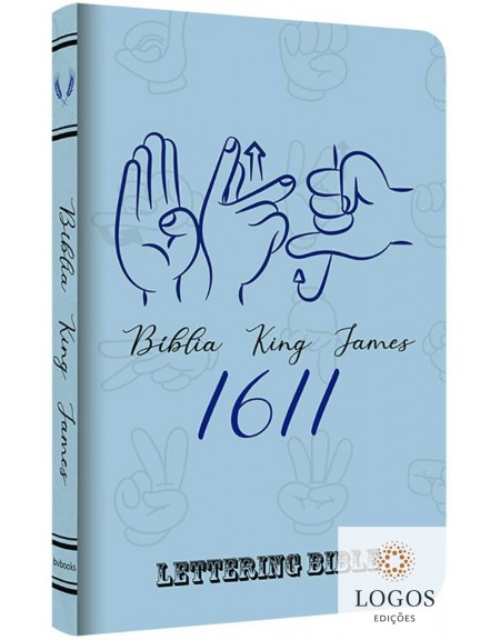 Bíblia King James 1611 - capa ultra-fina - Lettering Bible - Sinais. 9786586996098