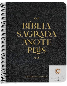 Bíblia Anote Plus - ARC - letra grande - capa espiral - preta. 9786556550602