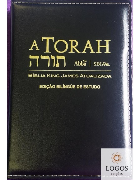 A Torah - edição bilíngue de estudo - King James Atualizada - capa luxo. 9788578570101