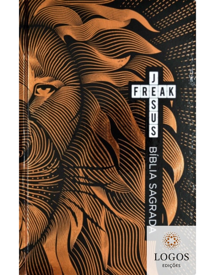 Bíblia Jesus Freak - NVI - capa dura - Leão bronze. 9788591726721