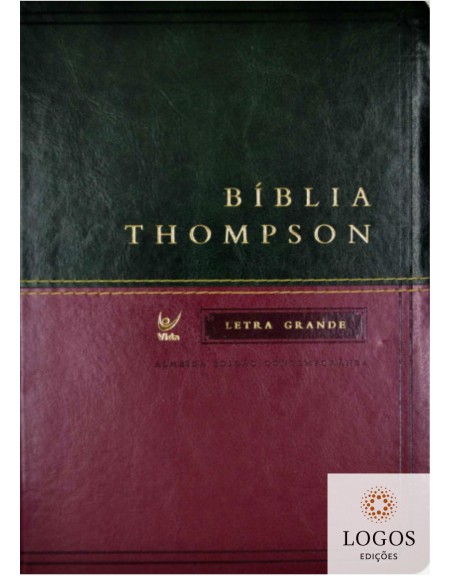 Bíblia Thompson - AEC - preta  e vinho. 9788000003337
