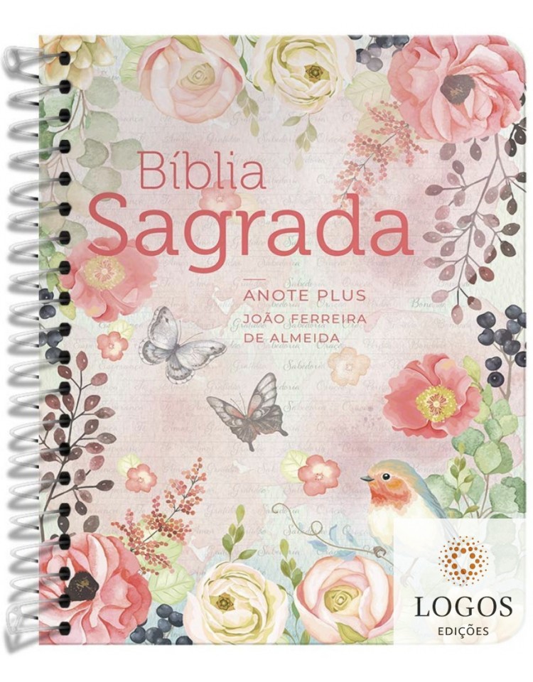 Bíblia Anote Plus - ARC - letra grande - capa espiral - clássica virtuosa. 9786556550992