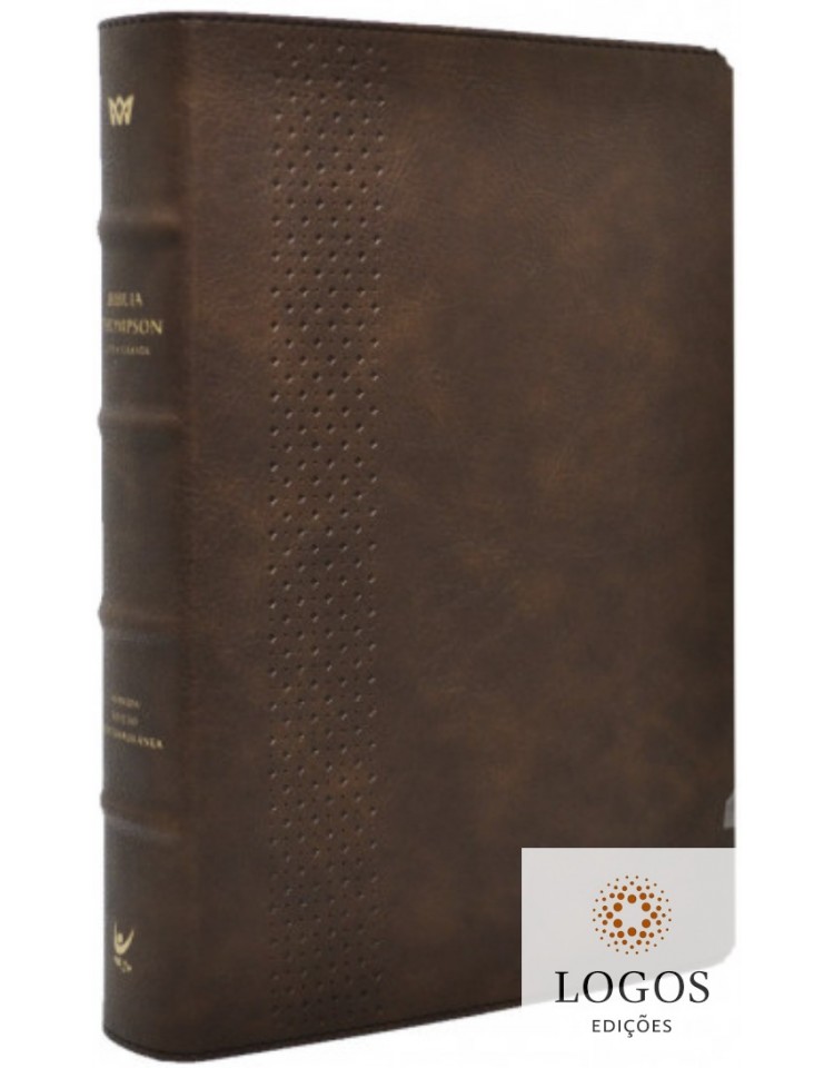 Bíblia Thompson - AEC - letra grande - edição de colecionador - capa luxo castanha. 9788000004563