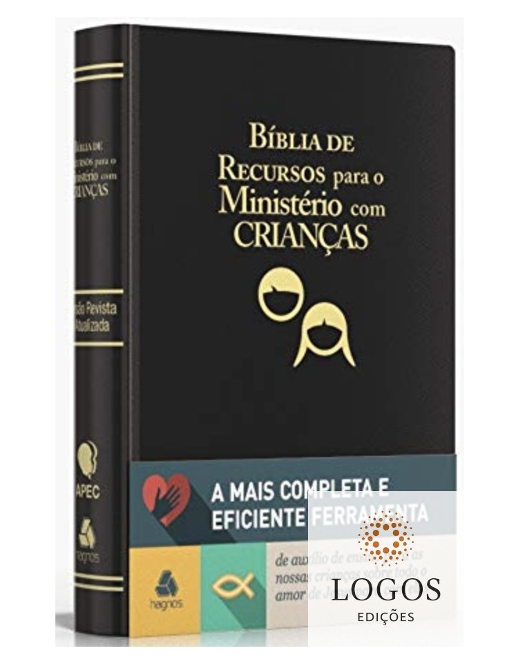 Bíblia de Recursos para o Ministério com Crianças - capa luxo - preta. 9788589320245. GAYLE KLOCK