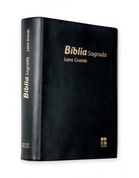 Bíblia com letra grande - capa preta
