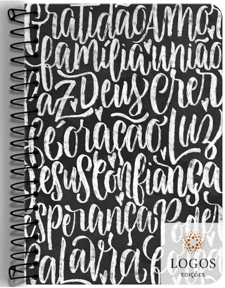 Bíblia Anote - NVI - letra grande - capa espiral - palavras de amor. 9786556550916