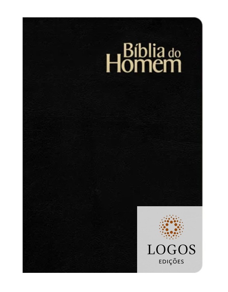 Bíblia do Homem - capa luxo preta. 7897185853513