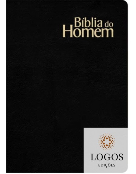 Bíblia do Homem - capa luxo preta. 7897185853513