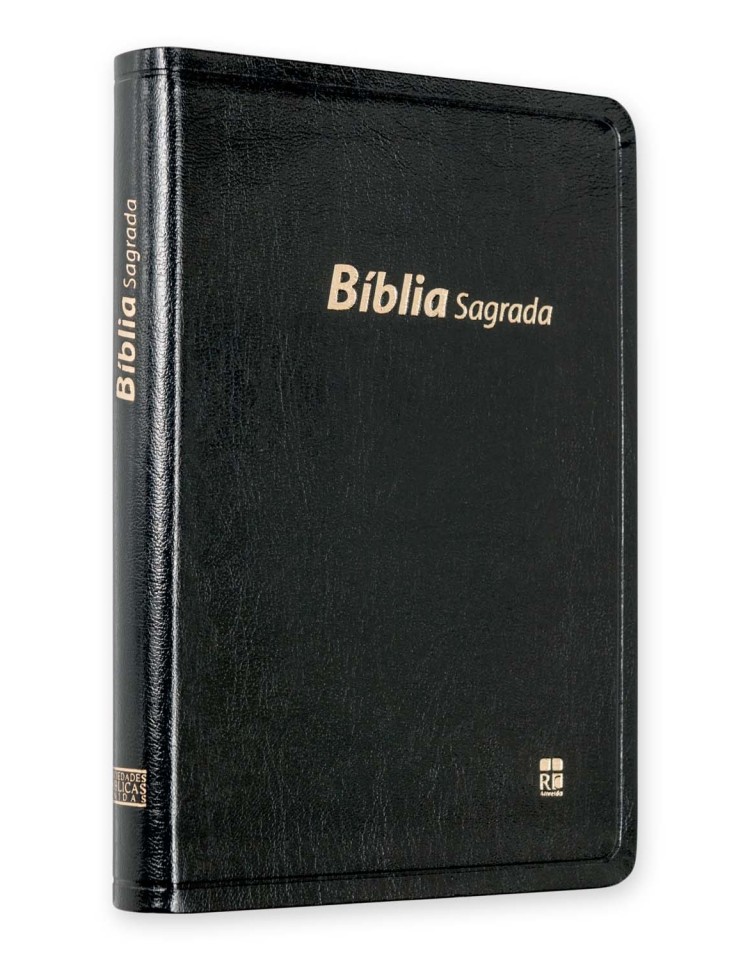 Bíblia - capa em couro sintético - preta