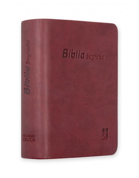 Bíblia de bolso - capa castanha