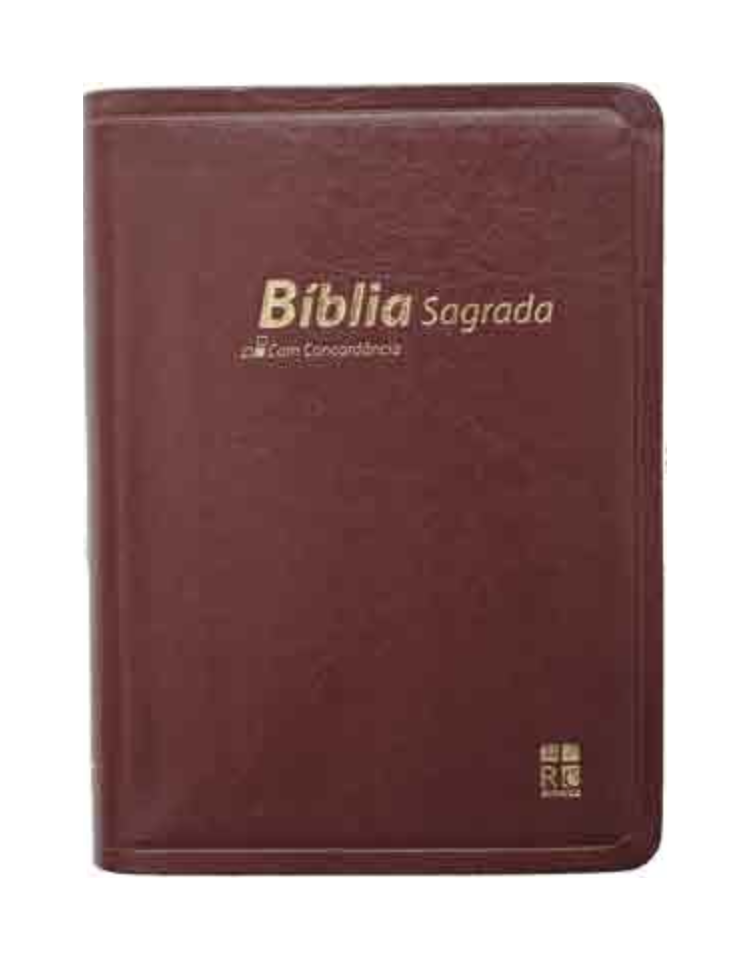 Bíblia com concordância - capa bordô