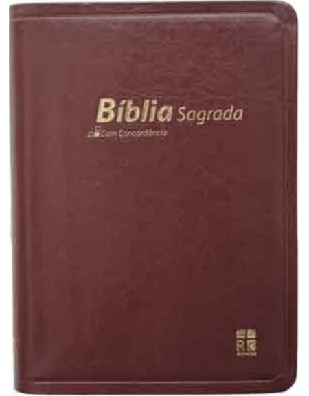 Bíblia com concordância - capa bordô
