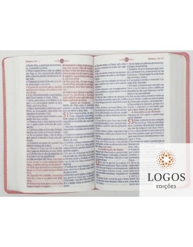 Bíblia Sagrada Mover de Deus - ARC - capa luxo - pink