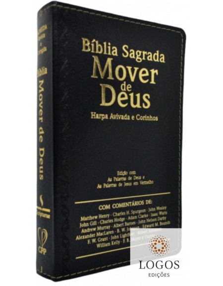 Bíblia Sagrada Mover de Deus - ARC - capa luxo - preto. 7908084609009