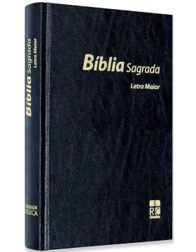 Bíblia - com letra maior - capa dura - preta