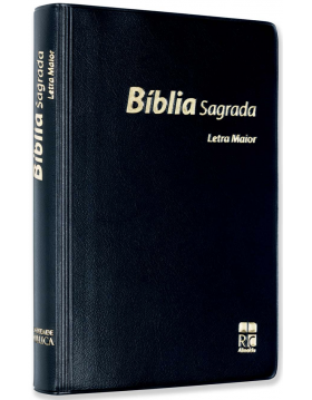 Bíblia - com letra maior - capa vinil - preta