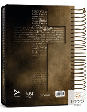 Bíblia King James Fiel 1611- com espaço para anotações - letra grande - capa espiral soft touch - Leão Adonai. 9786588364741