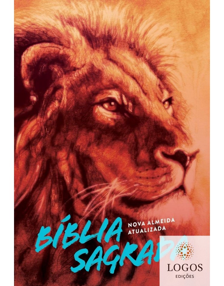 Bíblia Sagrada - NAA - capa dura soft touch - leão laranja. 7908249101508