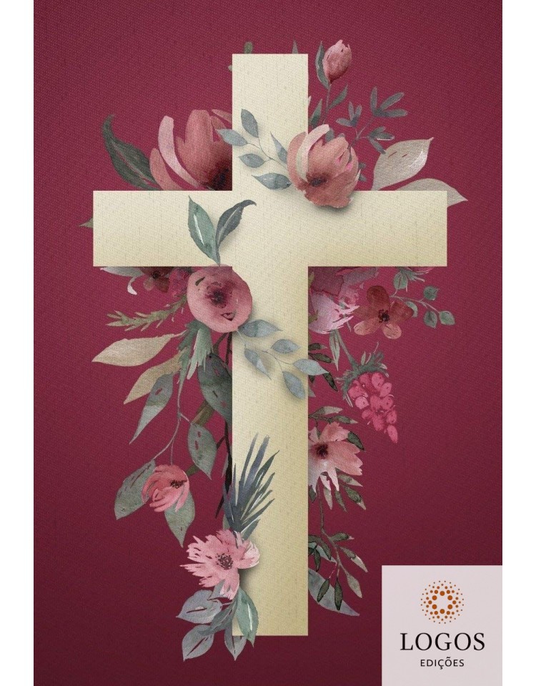 Bíblia Sagrada - NVT - capa dura - cruz flores. 7908249101546