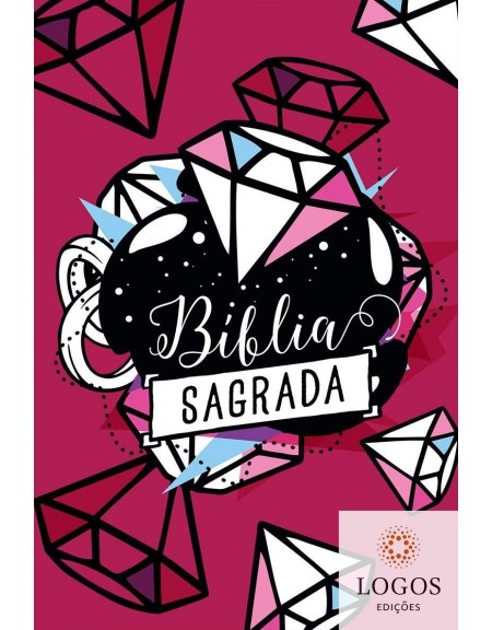 Bíblia Sagrada - NVT - letra grande - capa dura - diamonds. 7908249100501