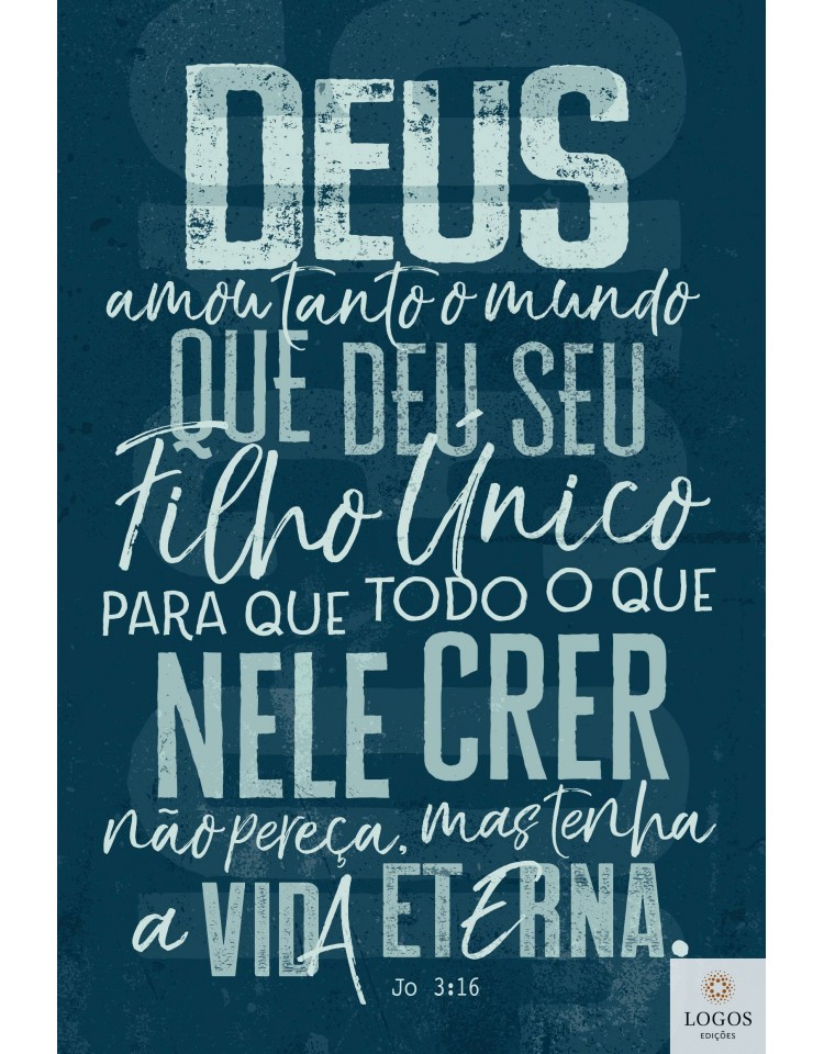 Bíblia Sagrada - NVT - capa dura - João 3:16 - azul. 7898665820506