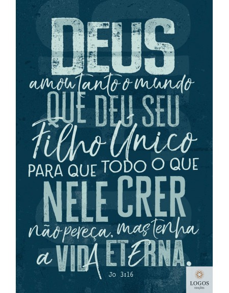 Bíblia Sagrada - NVT - capa dura - João 3:16 - azul. 7898665820506