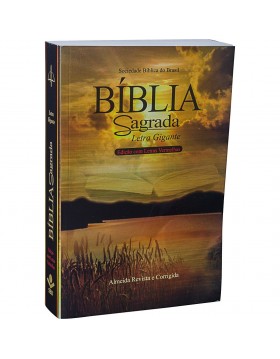 Bíblia Sagrada - letra gigante - capa lago. 9788531110467