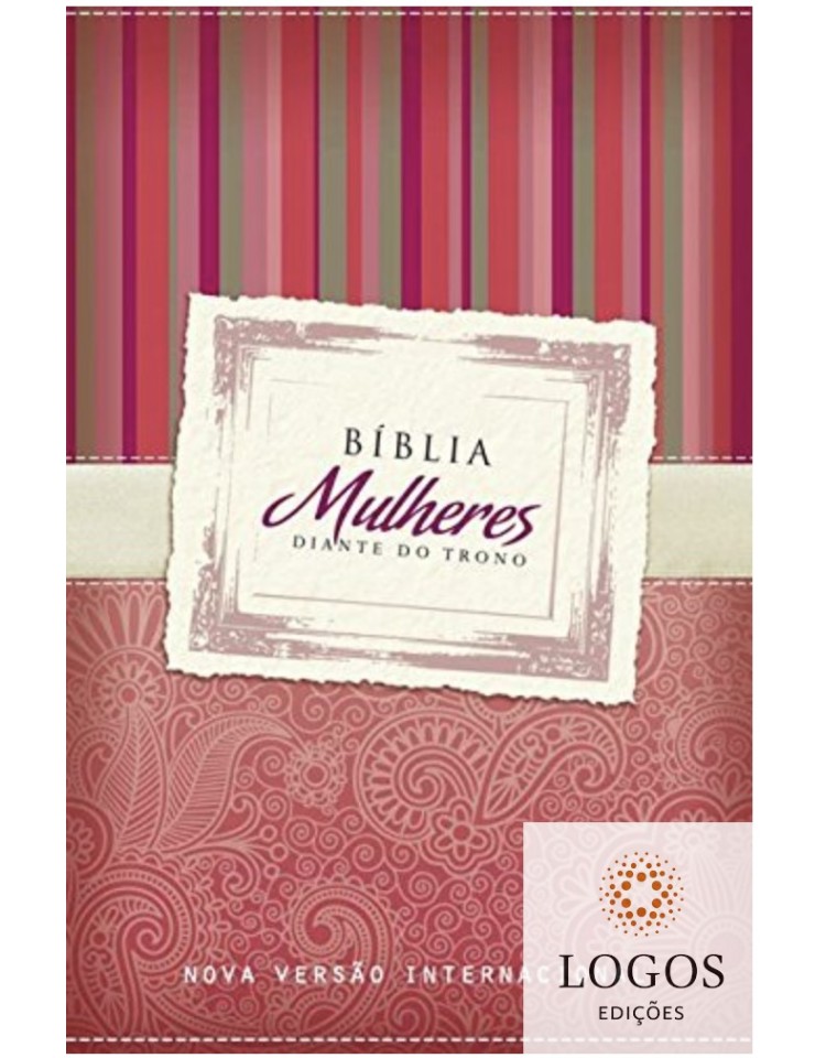 Bíblia Mulheres Diante do Trono - NVI - vermelha listras. 9788573259773