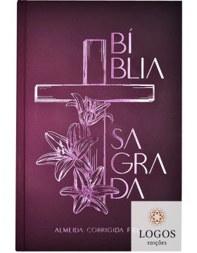 Bíblia Sagrada - ACF - capa dura - cruz floral. 9788571671447