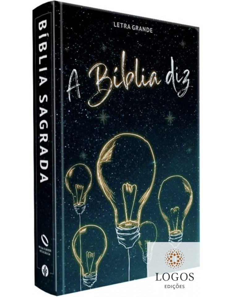 A Bíblia diz - NAA - letra grande - capa dura - lâmpadas. 9781646410286
