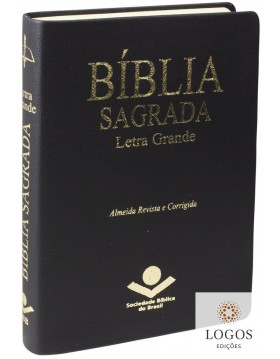 Bíblia Sagrada - ARC - letra grande - capa preta. 7899938405437
