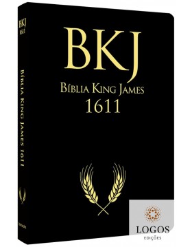 Bíblia King James 1611 - ampliada - letra gigante - capa ultra-fina - luxo preta. 9786586996289