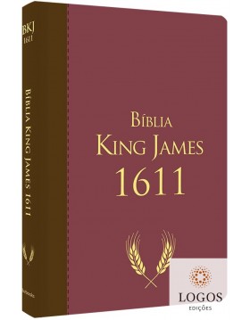 Bíblia King James 1611 - ampliada - letra gigante - capa ultra-fina - luxo vinho. 9786586996272