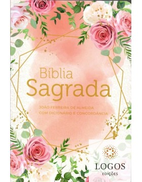 Bíblia Sagrada - RC - letra gigante com dicionário e concordância - capa rosa blush. 9786556550589