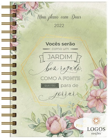 Planner 2022 - Meu Plano com Deus – Jardim bem regado. 9786586078589