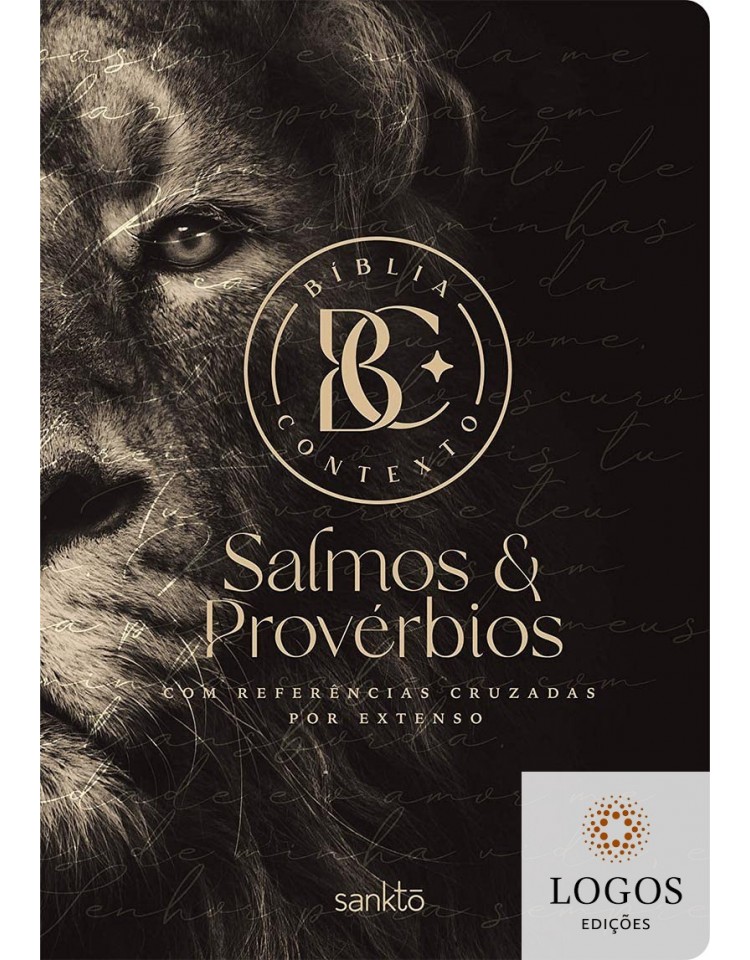 Bíblia Contexto - Salmos & Provérbios - NVT - capa dura soft touch - leão. 7908249102871