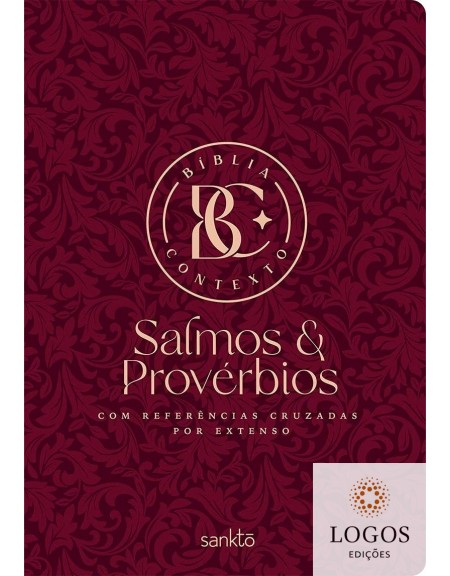 Bíblia Contexto - Salmos & Provérbios - NVT - capa dura soft touch - vinho. 7908249102901