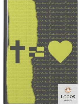 Bíblia Sagrada - NAA - capa dura - cruz igual a amor. 7898680400073