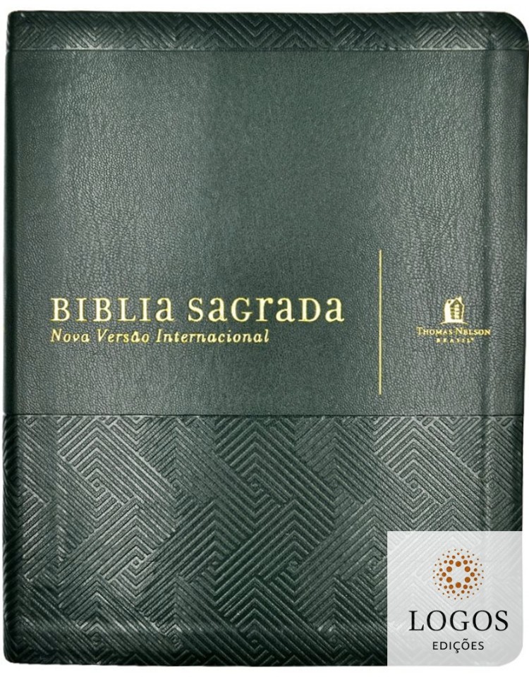 Bíblia Sagrada - leitura perfeita - NVI - com espaço para anotações - couro soft verde. 9786556892153