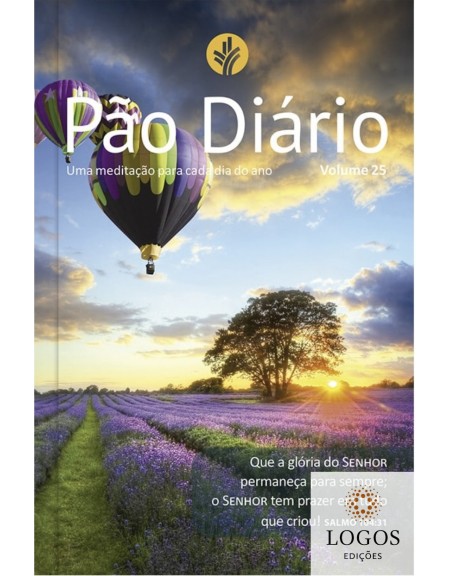 Pão Diário - volume 25 - paisagem. 9786586078992