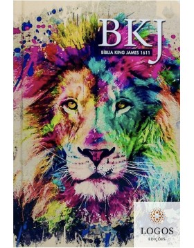 Bíblia King James Fiel 1611 - capa dura - lion colorida. 9786588364840