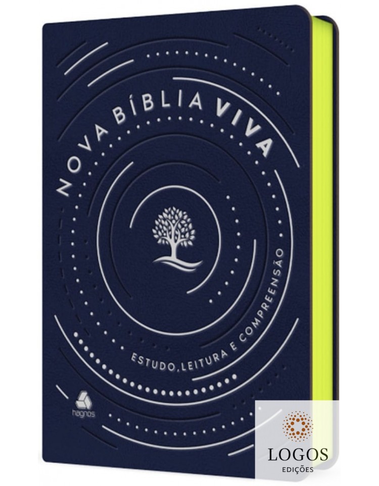 Nova Bíblia Viva - Estudo, leitura e compreensão - azul moderna. 9788577423071