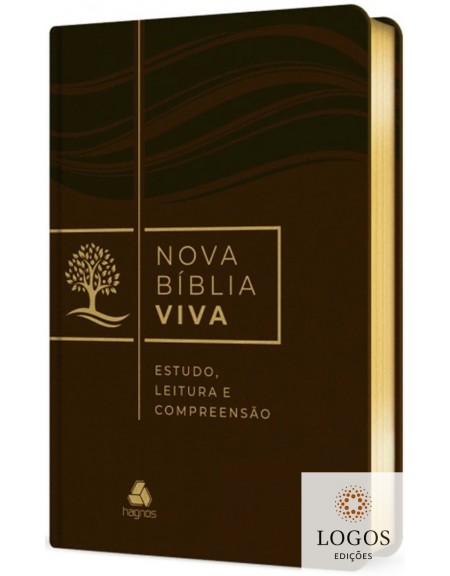 Nova Bíblia Viva - Estudo, leitura e compreensão - castanho. 9788577423088