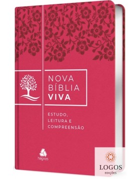 Nova Bíblia Viva - Estudo, leitura e compreensão - flores. 9788577423064