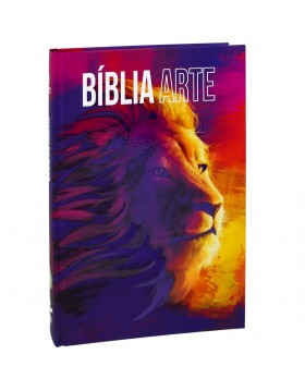 Bíblia Arte - NAA - capa dura - Força leão